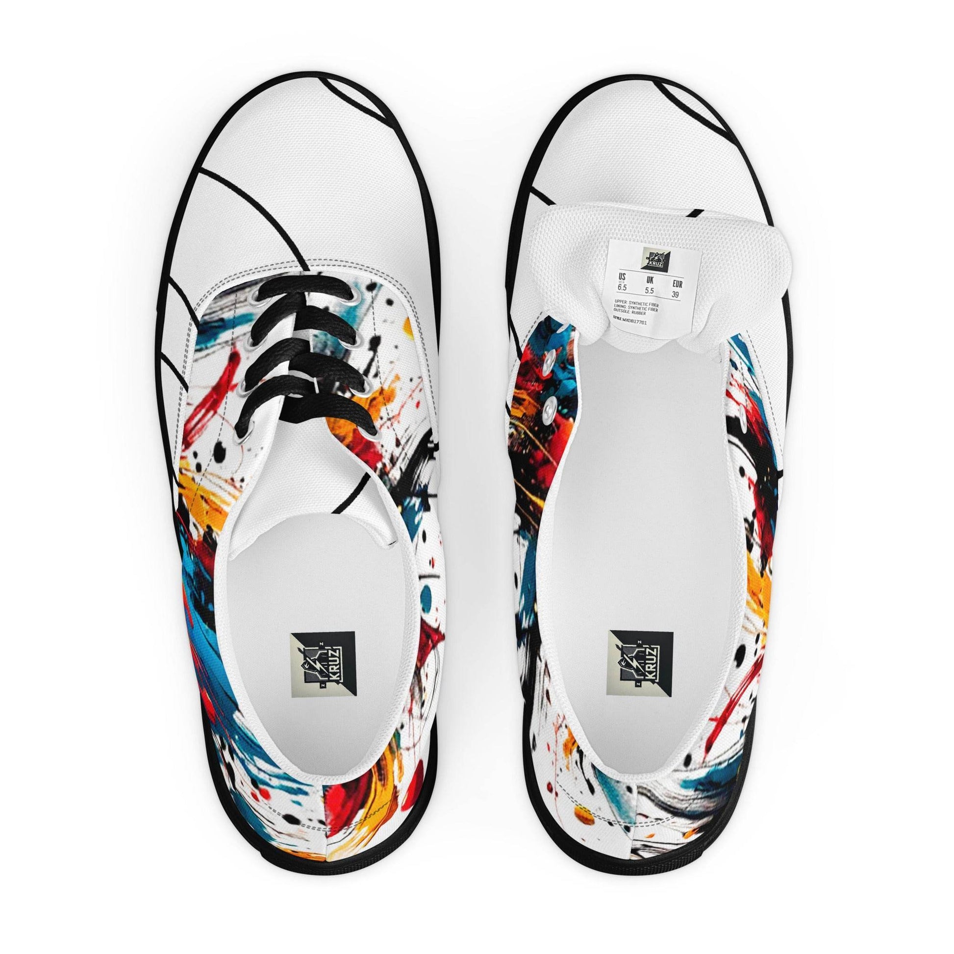 Zapatillas de lona con cordones para hombre - Productos Web