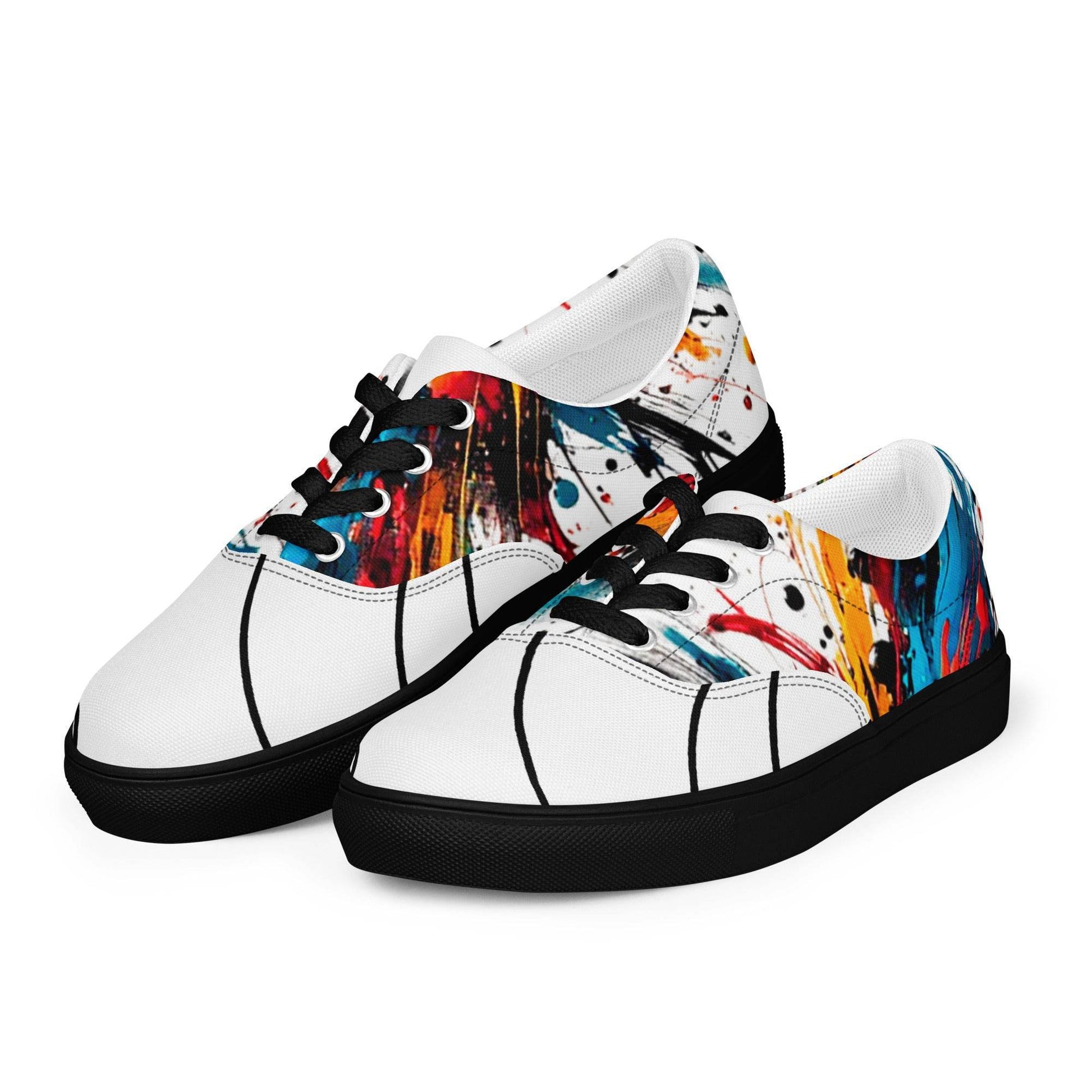 Zapatillas de lona con cordones para hombre - Productos Web