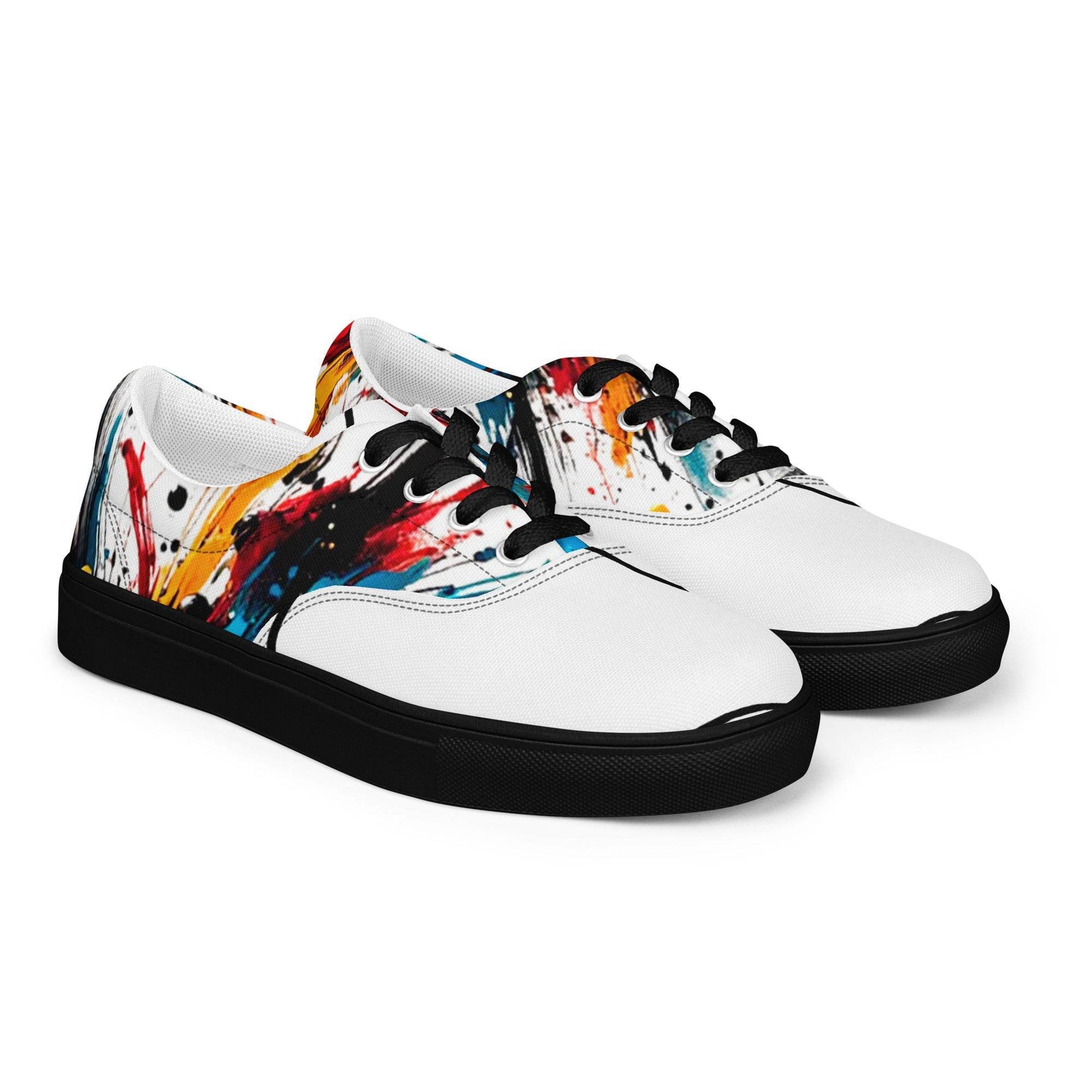 Zapatillas de lona con cordones para hombre - Productos Web