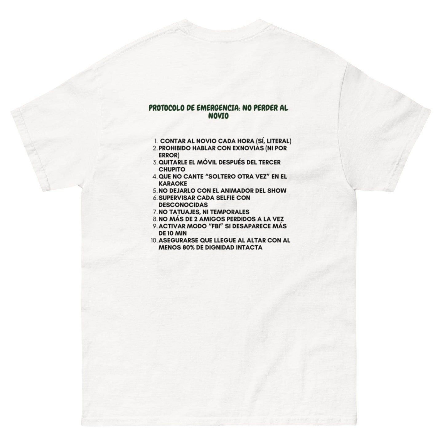 Camiseta operacion no perder al novio - Productos Web