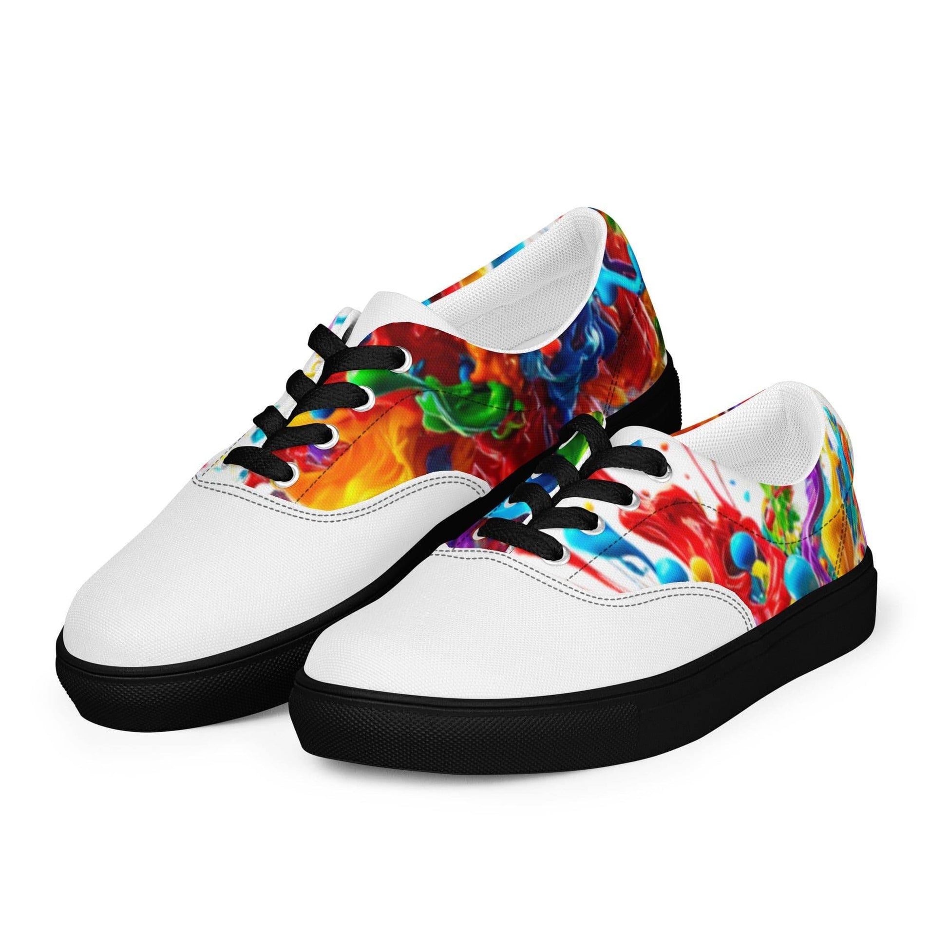 Zapatillas de lona con cordones para mujer - Productos Web