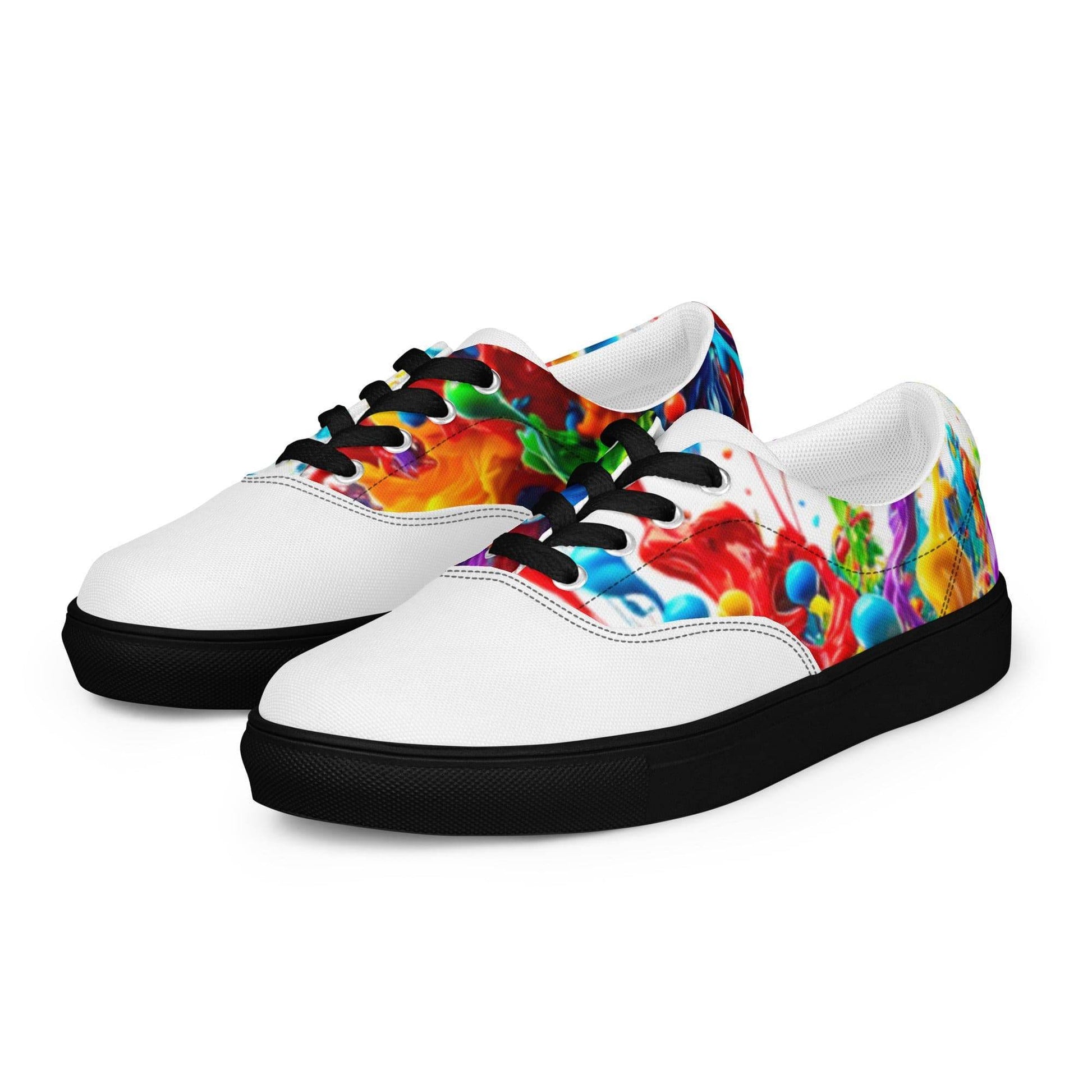 Zapatillas de lona con cordones para mujer - Productos Web