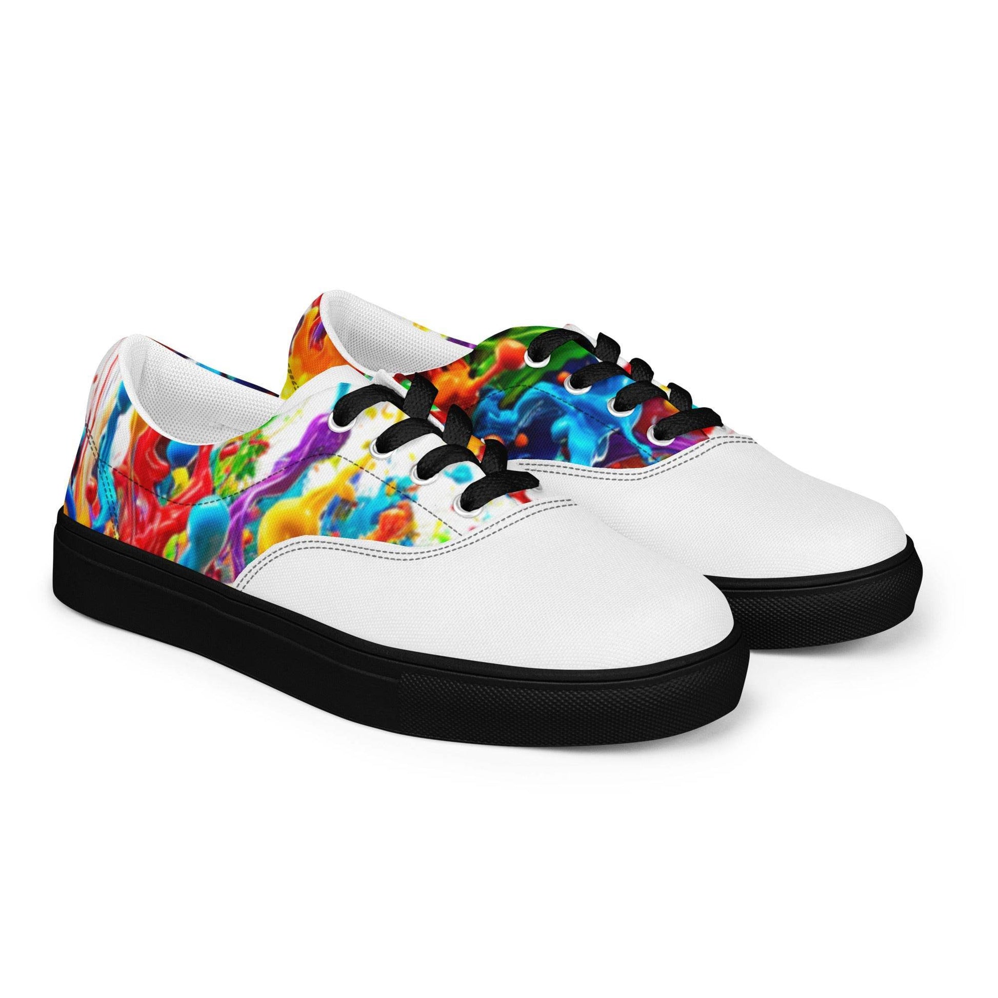 Zapatillas de lona con cordones para mujer - Productos Web