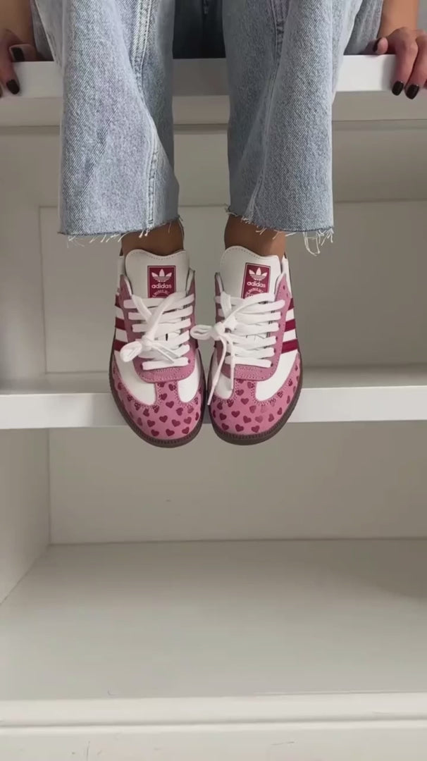 Adidas Sambas Red / White